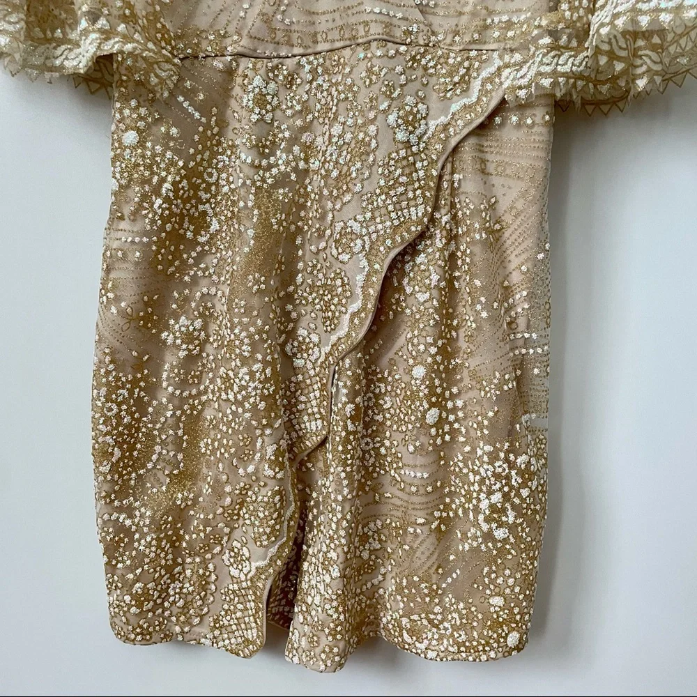 Hello Molly Cream Sequin Mini Dress - Picture 10 of 13
